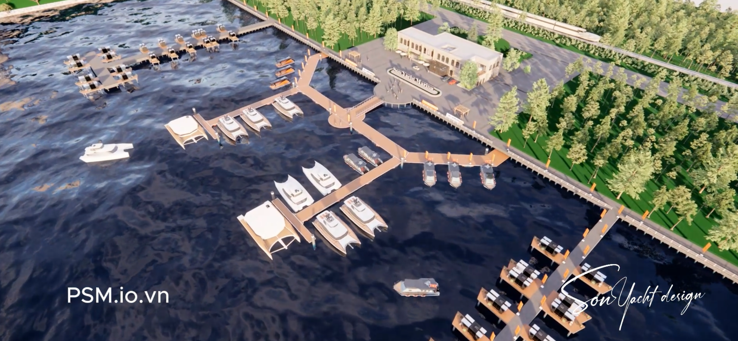 thiết kế bến du thuyền